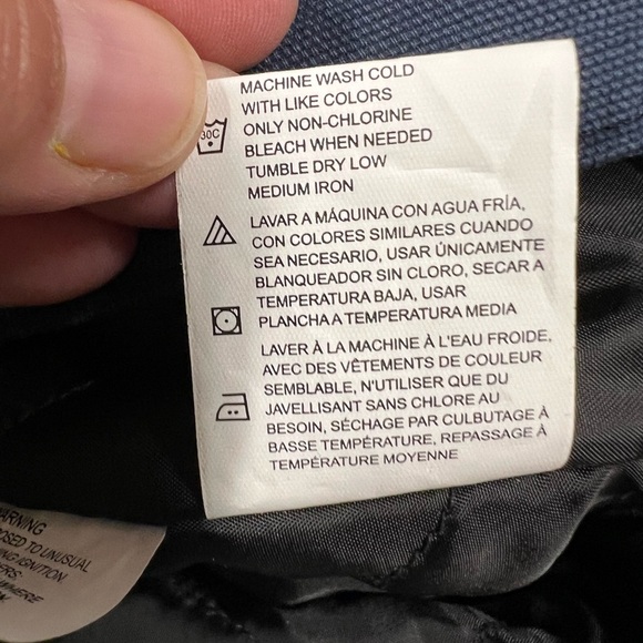 Dickies Mens Navy Blue Quilted Lined Zip Up Pocketed Canvas Work Jacket Size L - Picture 9 of 9